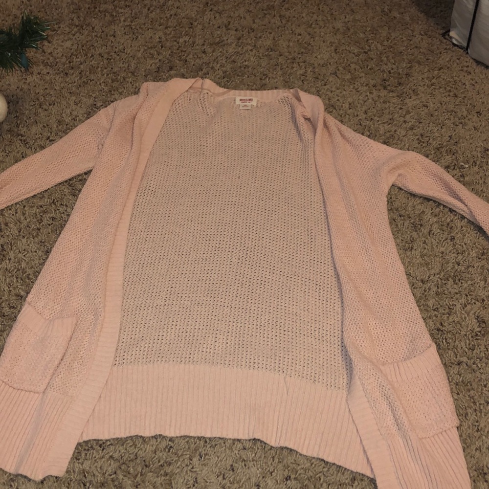 Baby pink cardigan